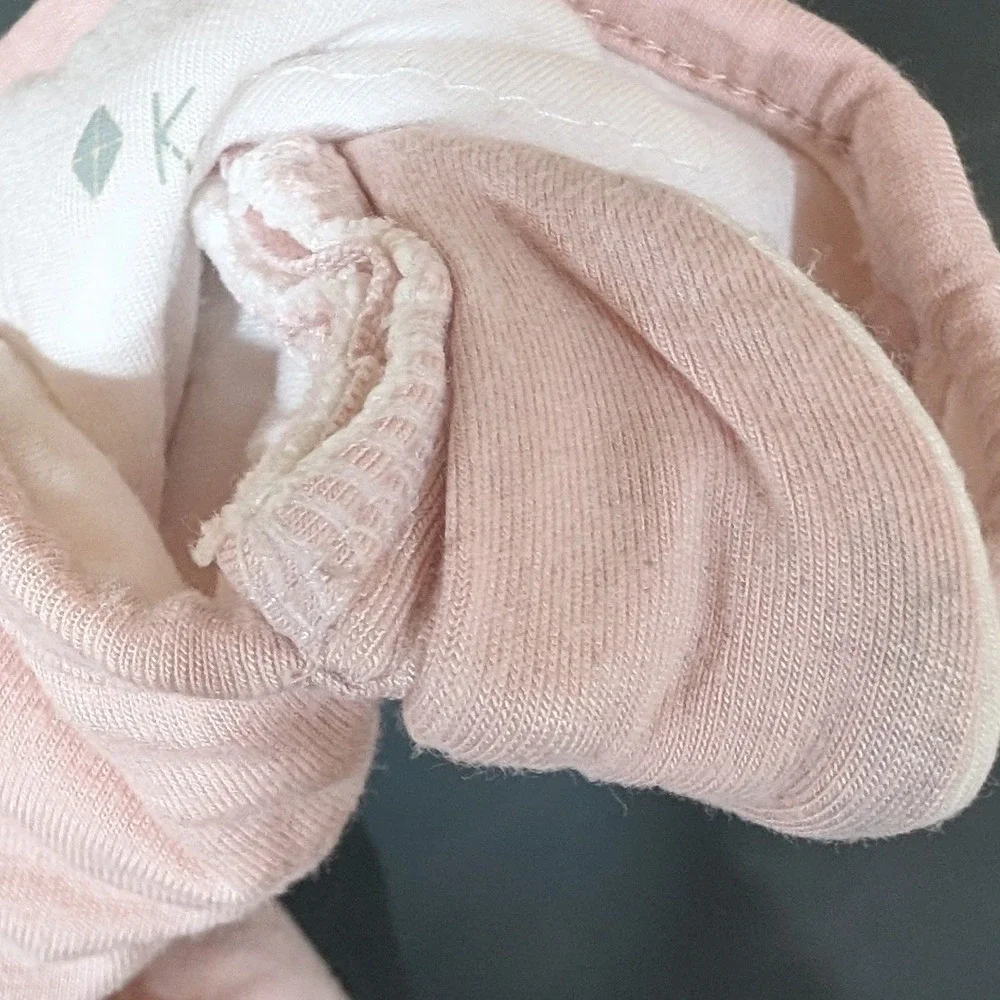 Kyte Baby Uni Organics Sleep Sack Bundle‎ Pink 1.0 TOG Green Muslin 6-12 M Small